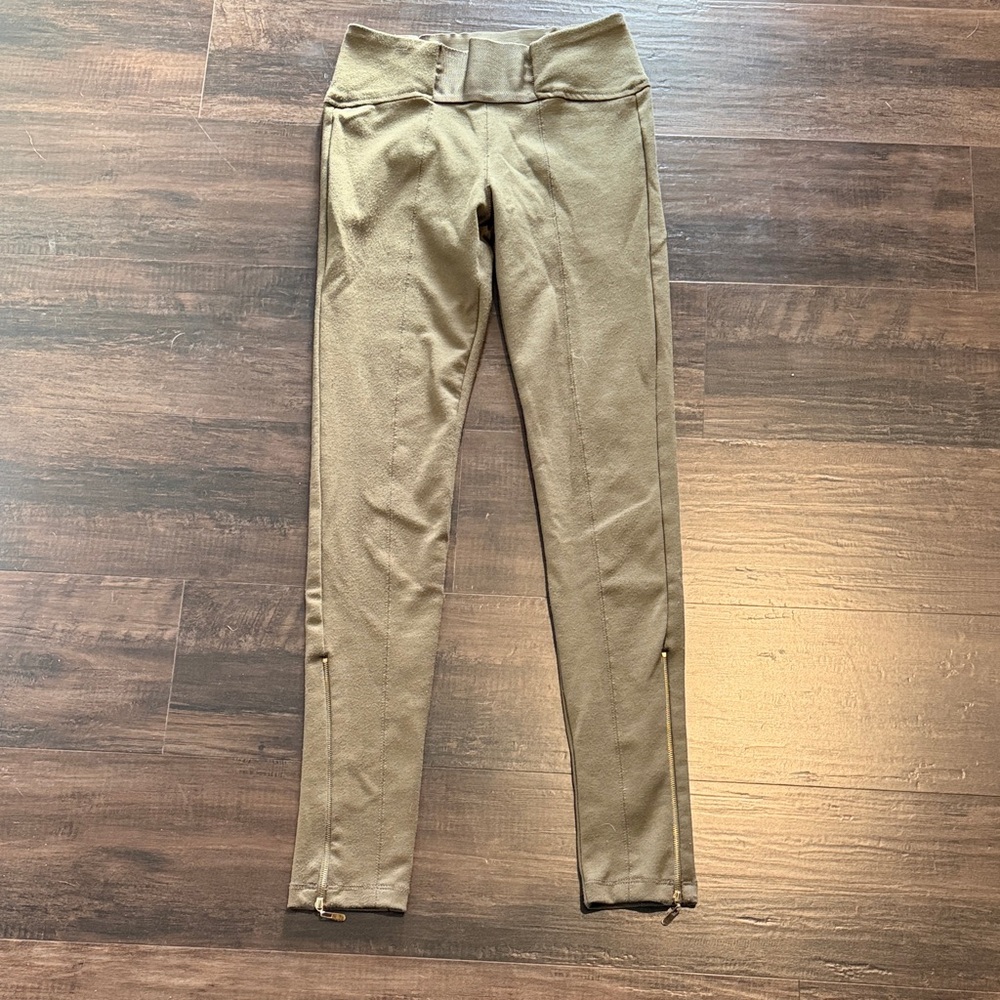 Y2K Mine Tan Jeggings